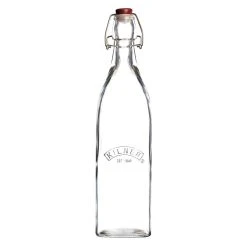 Kilner Swing Top Square Glass Bottle | 1L