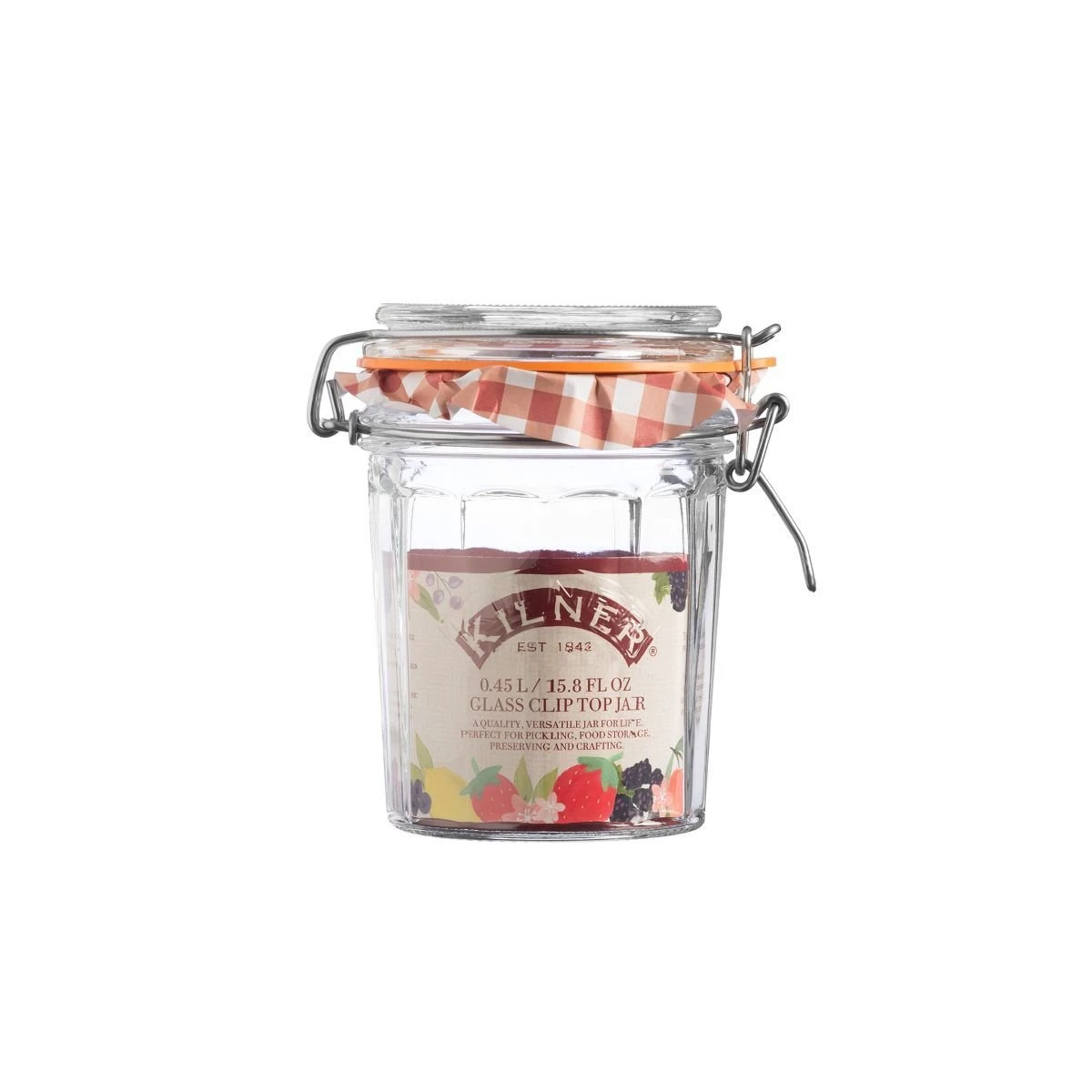 Kilner Facetted Clip Top Jar | 15.2oz - Image 2