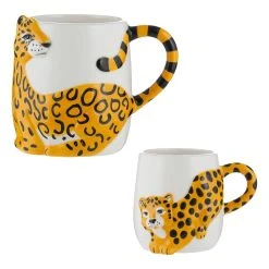 Price & Kensington Animal Mugs (Set Of 2) | Cheetah