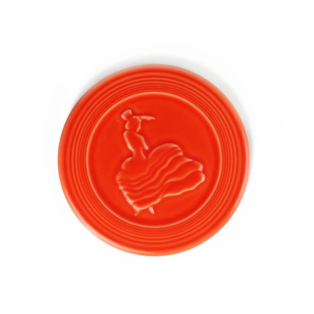 Fiesta® 6" Ceramic Trivet | Poppy