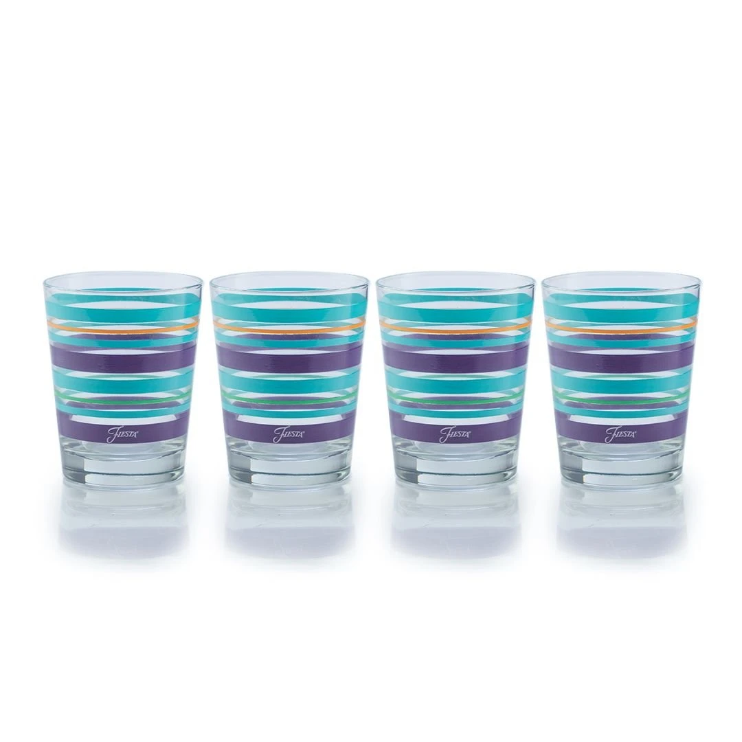 Fiesta® Drinkware Set Of 12 | Desert Stripes - Image 2