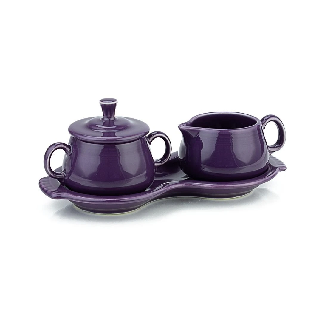 Fiesta® Sugar & Cream Tray Set | Mulberry