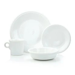 Fiesta® 16-Piece Classic Dinnerware Set | White