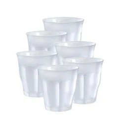 Duralex Picardie 6-Piece 8.75-Ounce Frosted Glass Set