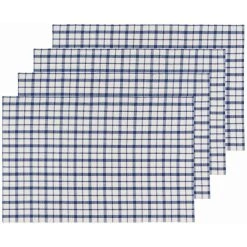 Danica Brands Now Designs By Danica Second Spin 13" X 20" Placemats (Set Of 4) | Belle Plaid