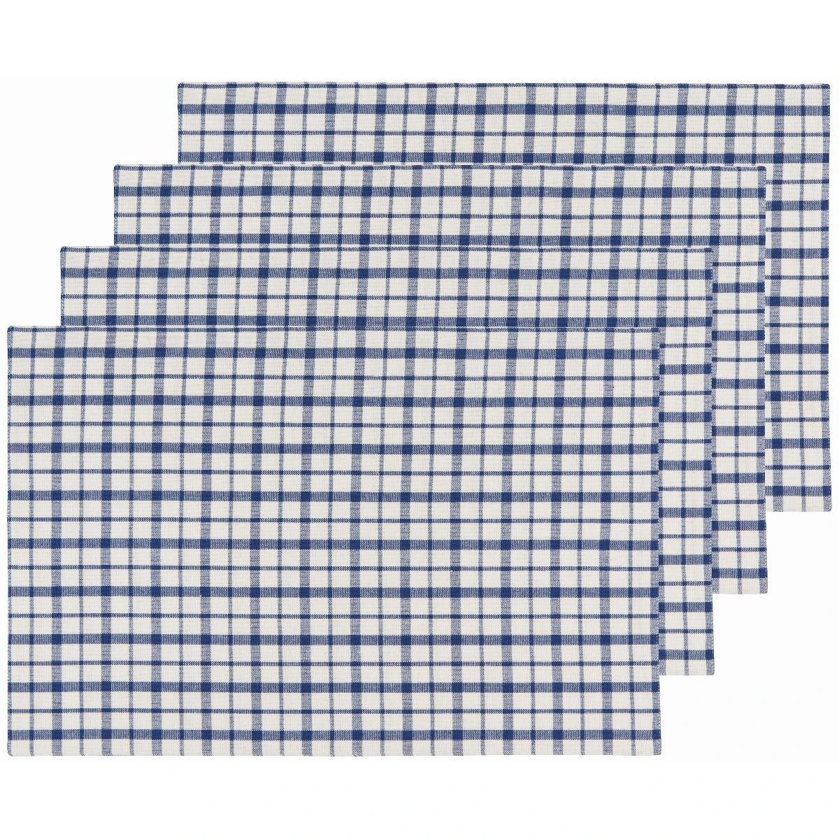 Danica Brands Now Designs By Danica Second Spin 13" X 20" Placemats (Set Of 4) | Belle Plaid