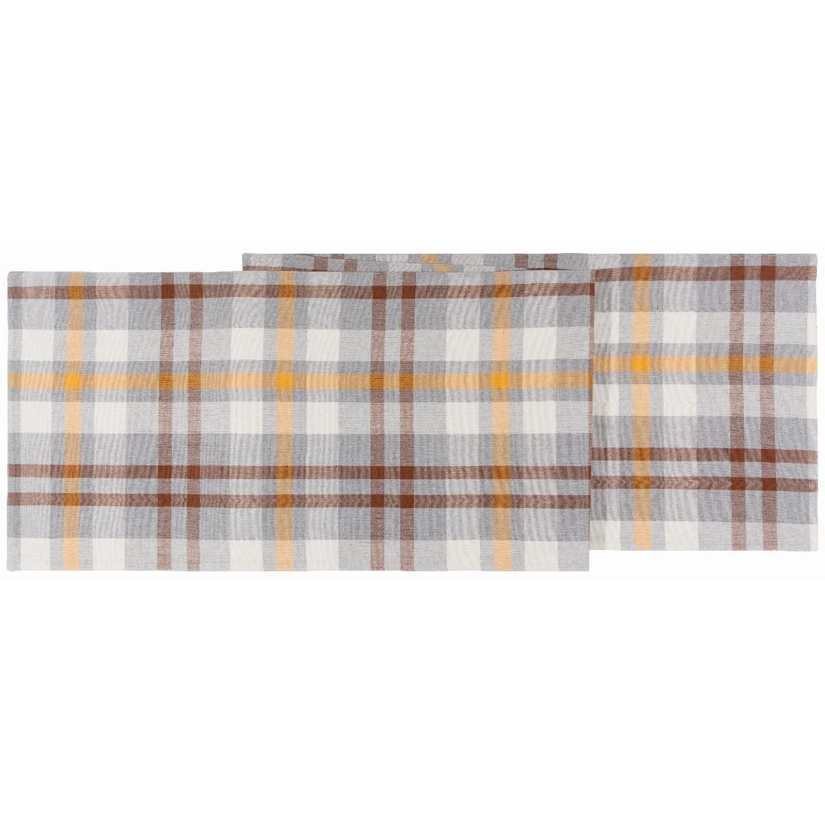 Danica Brands Now Designs By Danica Second Spin 14" X 72" Table Runner | Maize Plaid
