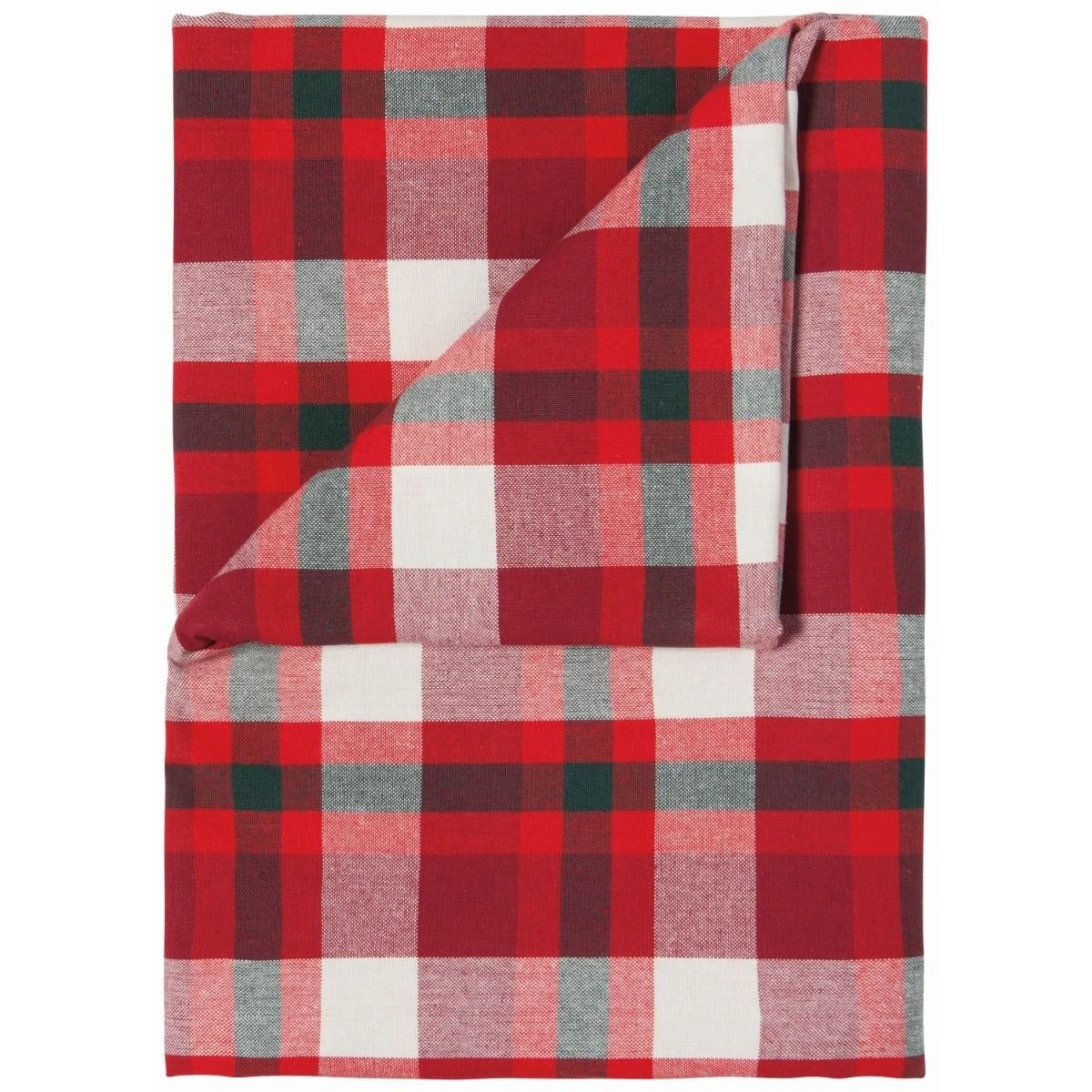 Danica Brands Now Designs By Danica Second Spin 60" X 120" Table Cloth | Tannenbaum Plaid - Image 2