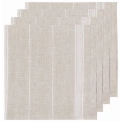 Danica Brands Danica Heirloom 18" Linen Napkins (Set Of 4) | Maison Stripe