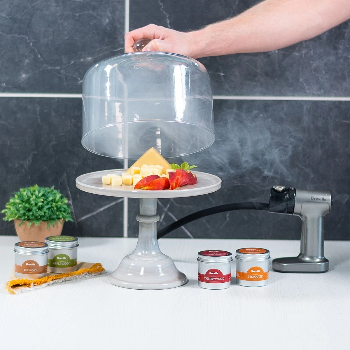 Mosser Glass 10" Cake Plate & Dome | Jade - Image 4