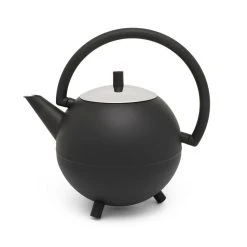 Bredemeijer Saturn 40oz Double Wall Teapot | Black Matte