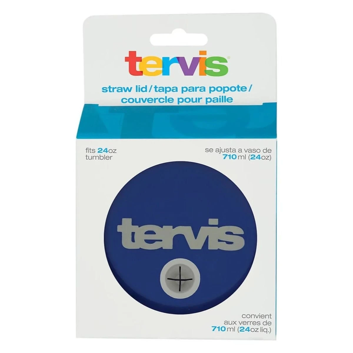 Tervis® Straw Lid | Fits 16oz Tumblers - Royal Blue - Image 2