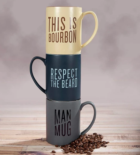C.R Gibson (One Coast) C.R. Gibson Mug | Respect The Beard - Image 2