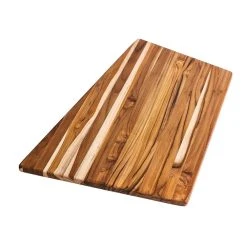 TeakHaus Trapeze Edge Grain Cutting/Serving Board | 19" X 12.5" X .55"