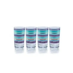 Fiesta® 7oz Juice Glasses (Set Of 4) | Desert Stripes