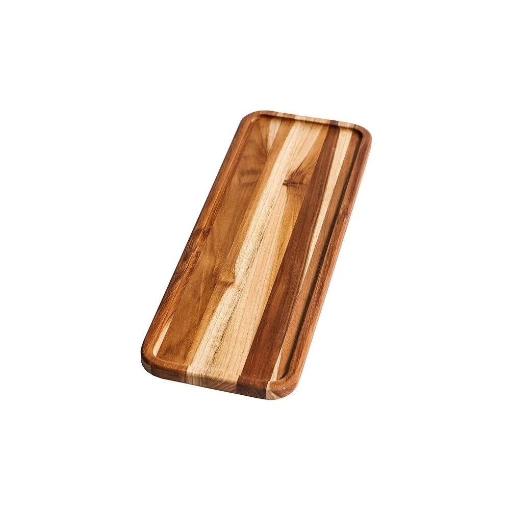 TeakHaus Edge Grain Rectangle Serving Tray | 16" X 5.5" X .5"