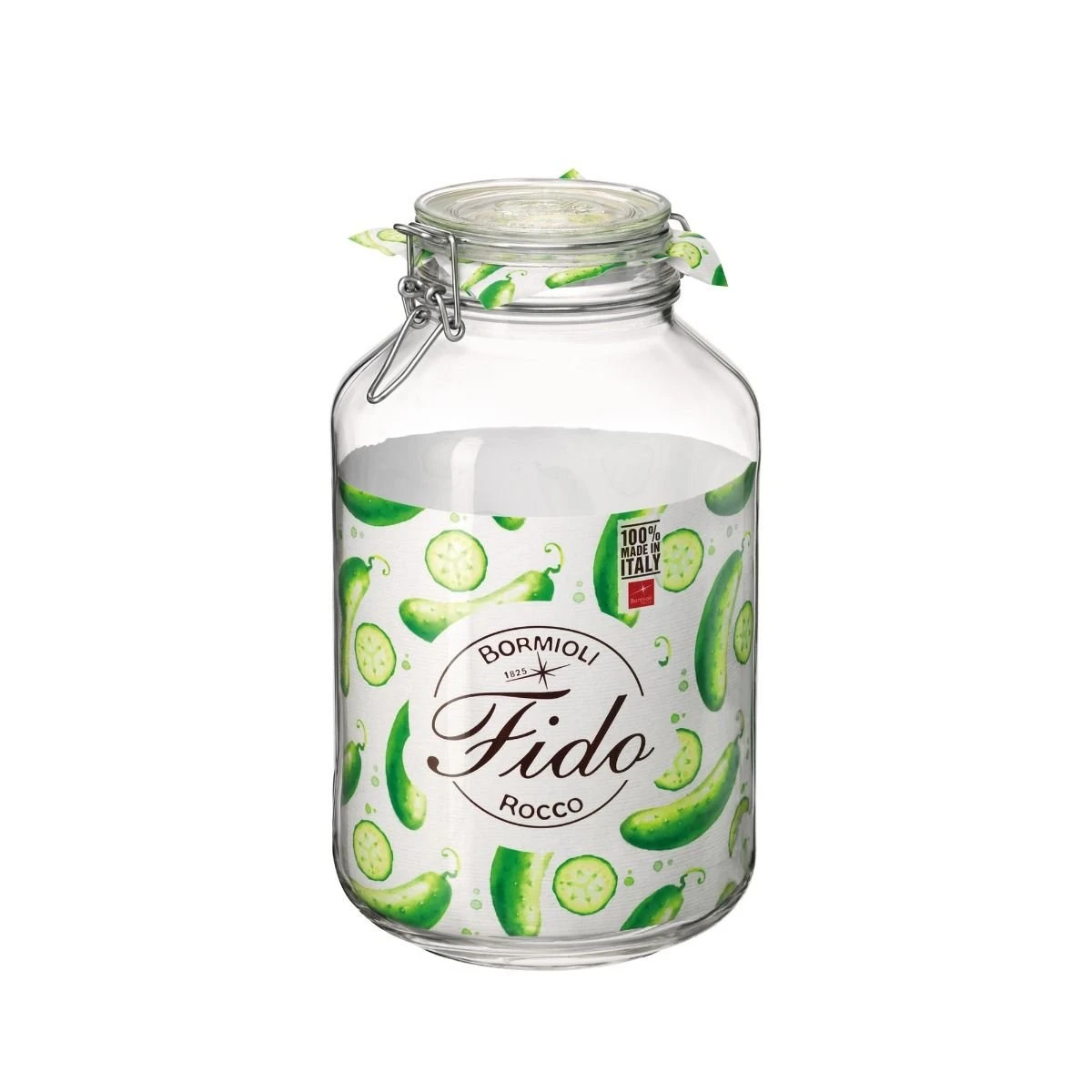 Bormioli Rocco 4L Swing Top Fido Glass Jar - Image 2