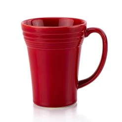 Fiesta® 18oz Bistro Latte Mug | Scarlet