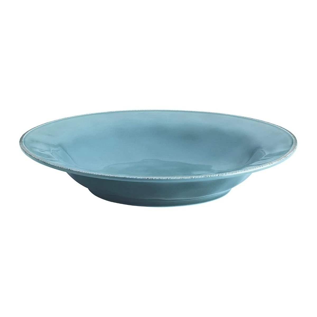 Rachael Ray Cucina Collection 14" Round Serving Bowl | Agave Blue