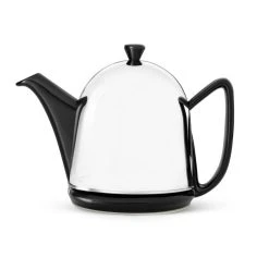 Bredemeijer 1L Cosy Manto Ceramic Teapot | Black