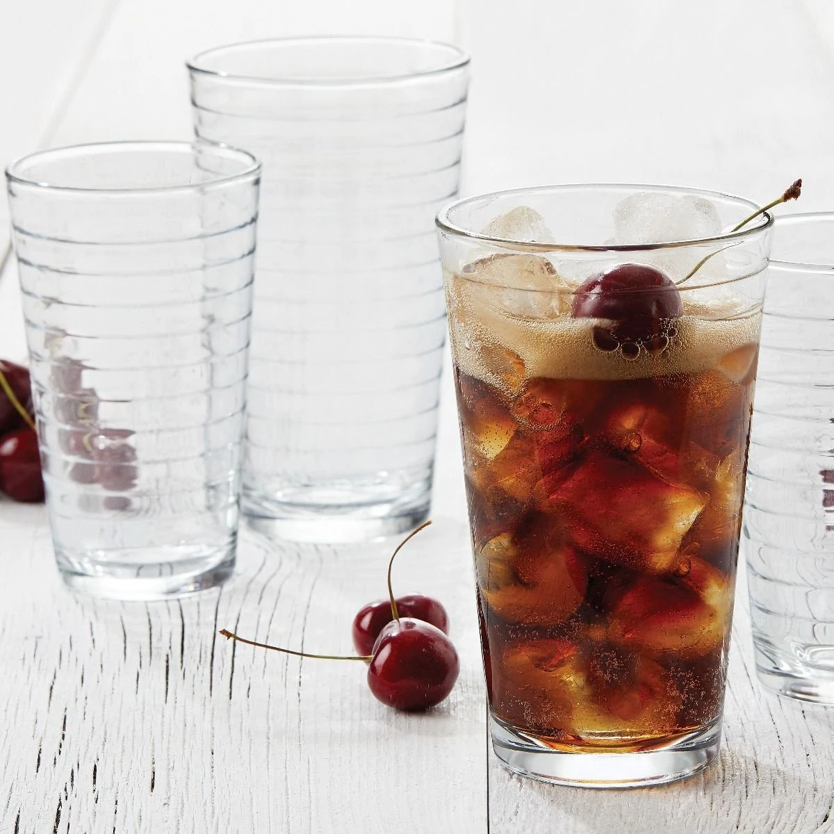 Libbey Hoops 16-Piece Glassware Set - Image 3