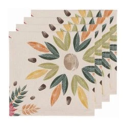 Danica Brands Now Designs By Danica 18" Printed Napkins (Set Of 4) | Fall Foliage