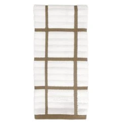 All-Clad Antimicrobial Kitchen Towel | Check Mushroom