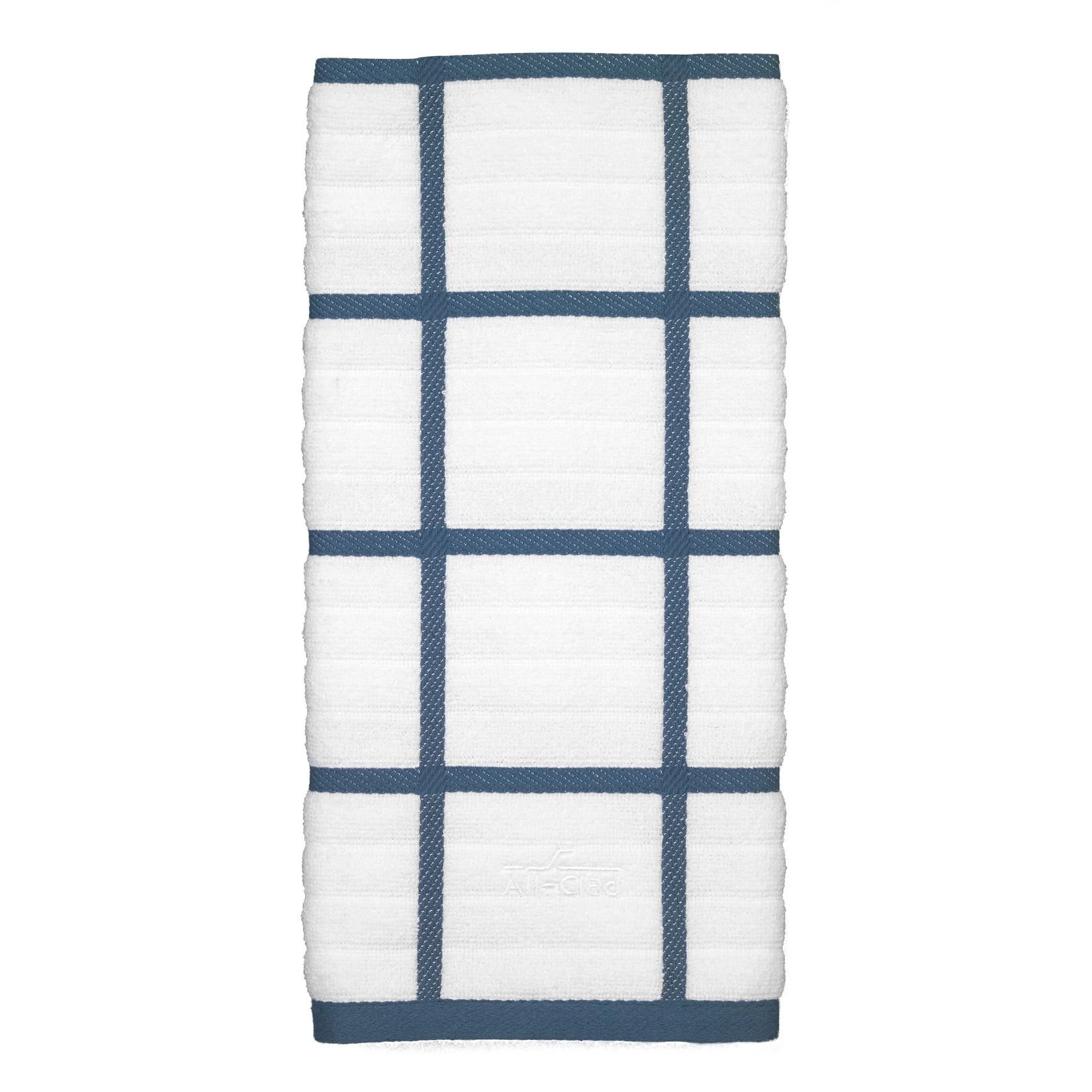 All-Clad Antimicrobial Kitchen Towel | Check Cornflower