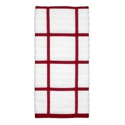 All-Clad Antimicrobial Kitchen Towel | Check Chili