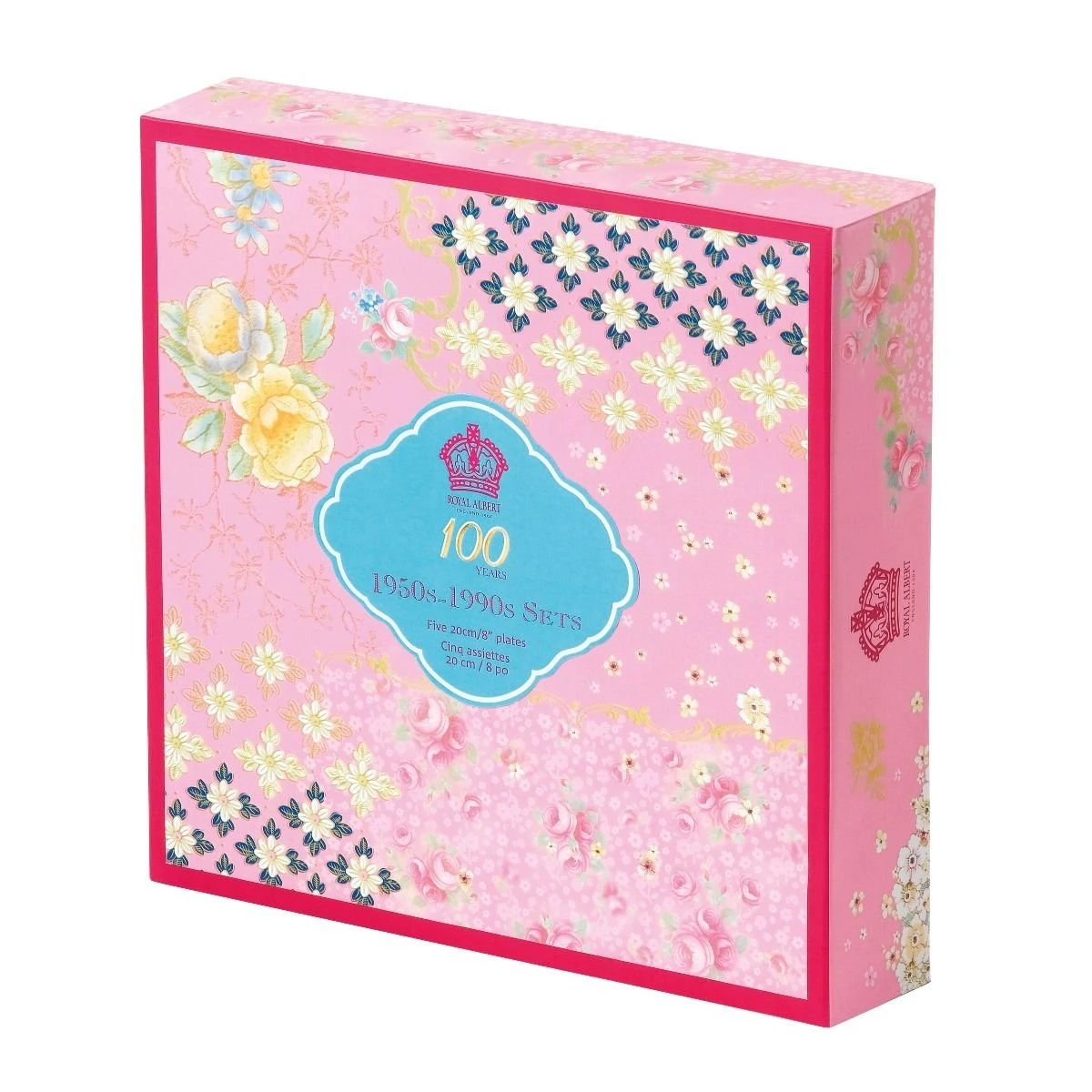 Royal Albert 100 Years 1950-1990 8" Plate Set | 5-Piece - Image 2