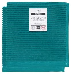 Danica Brands Now Designs By Danica Ripple Dishcloths (Set Of 2) | Peacock Blue