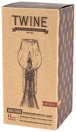 True Brands Hurricane Wine Bottle Lamp - Image 2