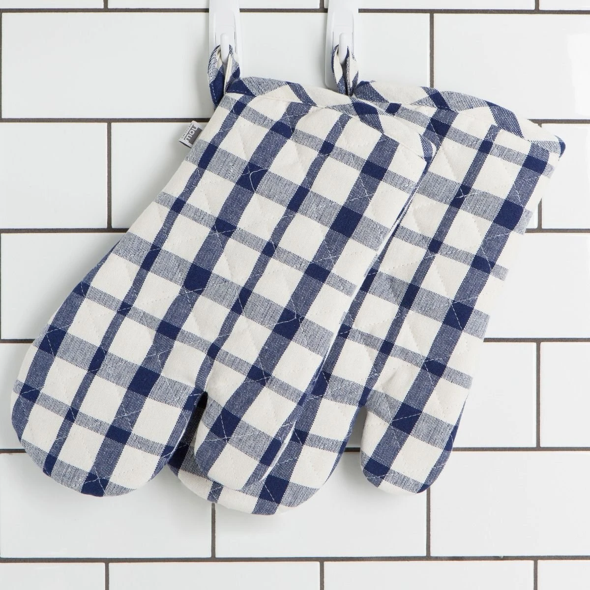 Danica Brands Now Designs By Danica Oven Mitt | Belle Plaid - Image 2