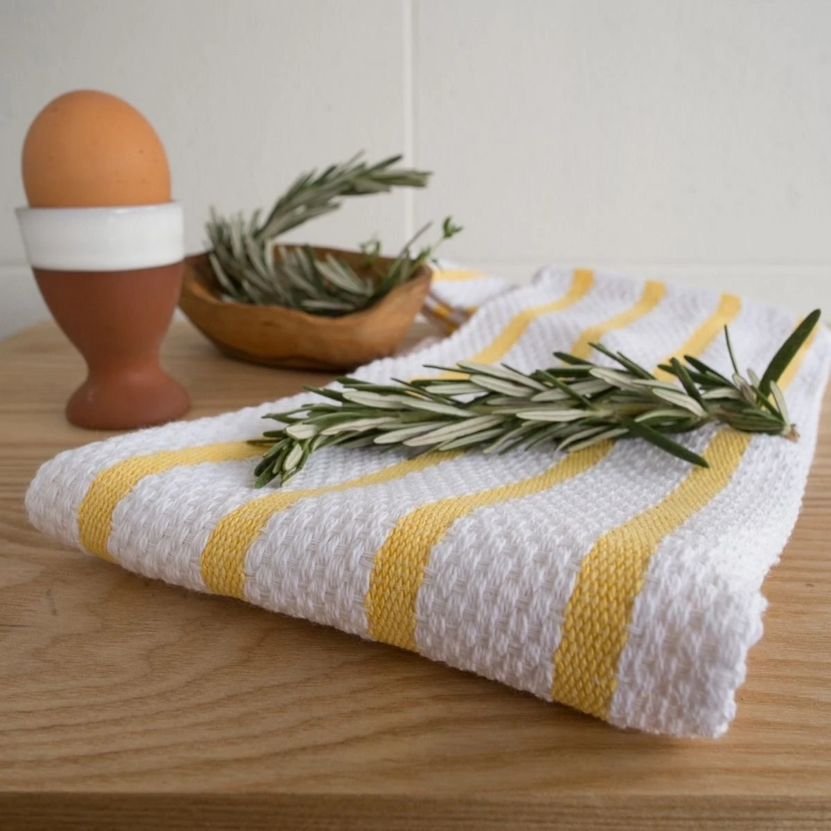Danica Brands Now Designs By Danica Basketweave Dishtowel | Lemon - Image 6