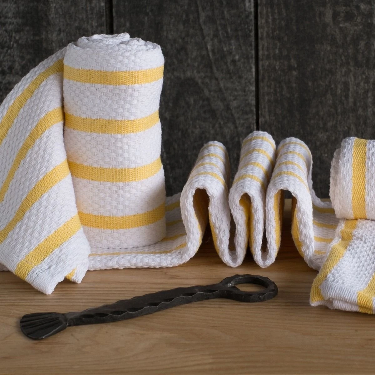 Danica Brands Now Designs By Danica Basketweave Dishtowel | Lemon - Image 9