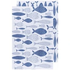 Danica Brands Now Designs By Danica Floursack Dishtowels (Set Of 2) | Royal Blue Fish Market
