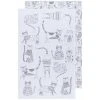 Danica Brands Now Designs By Danica Floursack Dishtowels (Set Of 2) | Purr Party