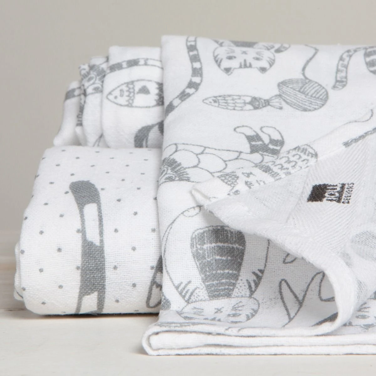 Danica Brands Now Designs By Danica Floursack Dishtowels (Set Of 2) | Purr Party - Image 8
