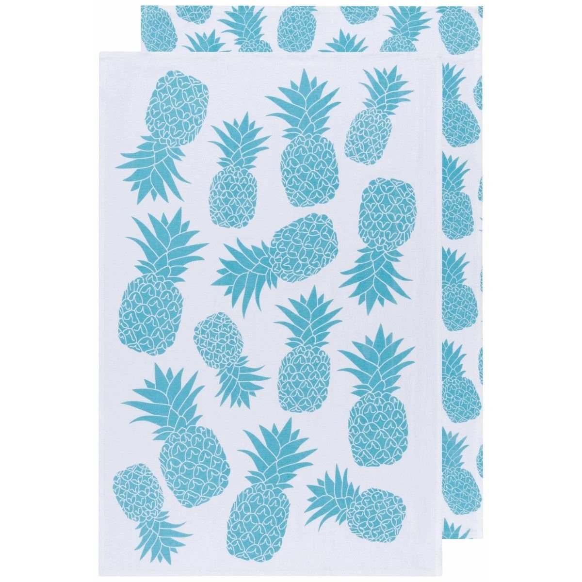 Danica Brands Now Designs By Danica Floursack Dishtowels (Set Of 2) | Bali Blue Pineapples