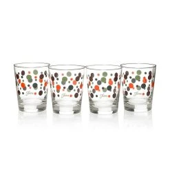 Fiesta® 15oz Double Old Fashioned Glasses (Set Of 4) | Slate Fiesta® Dots