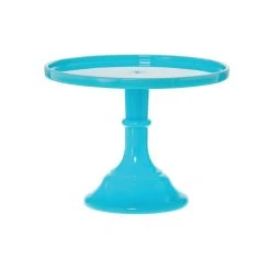 Mosser Glass 9" Cake Plate | Robins Egg