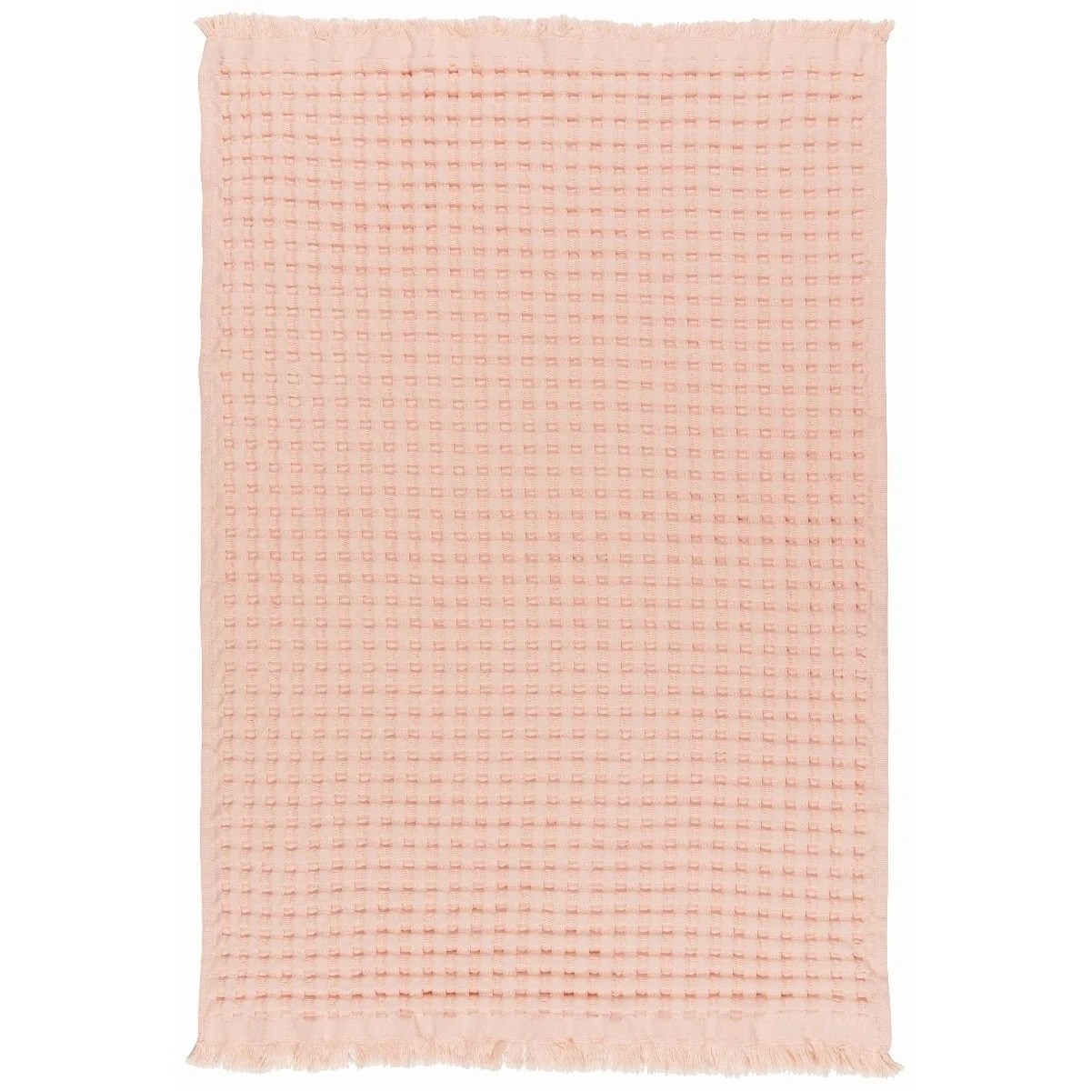 Danica Brands Danica Heirloom Textured Waffle Weave Hand Towel | Blush