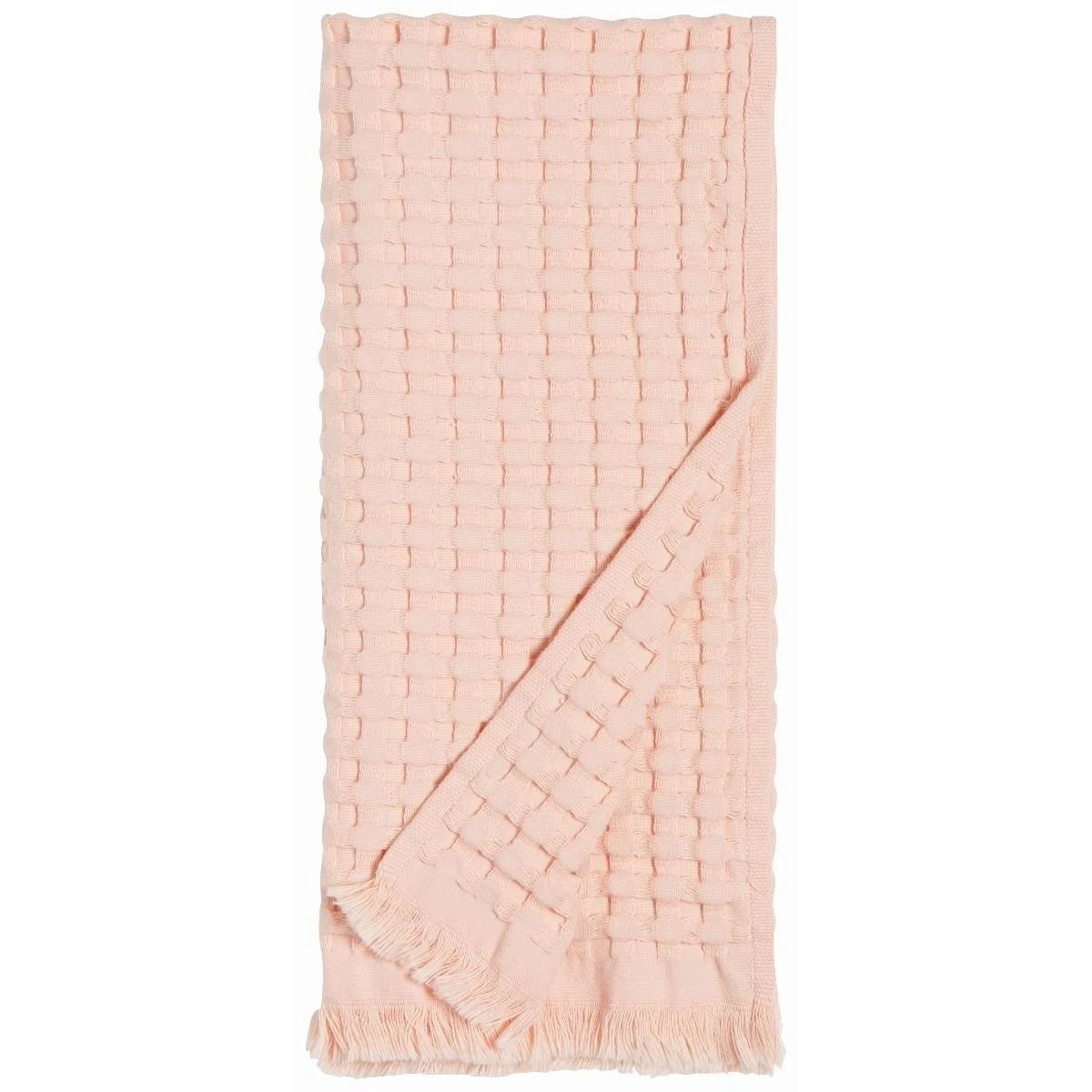 Danica Brands Danica Heirloom Textured Waffle Weave Hand Towel | Blush - Image 2