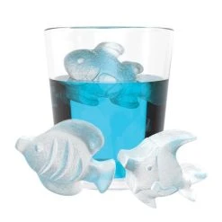 True Brands Fish Silicone Ice Cube Tray