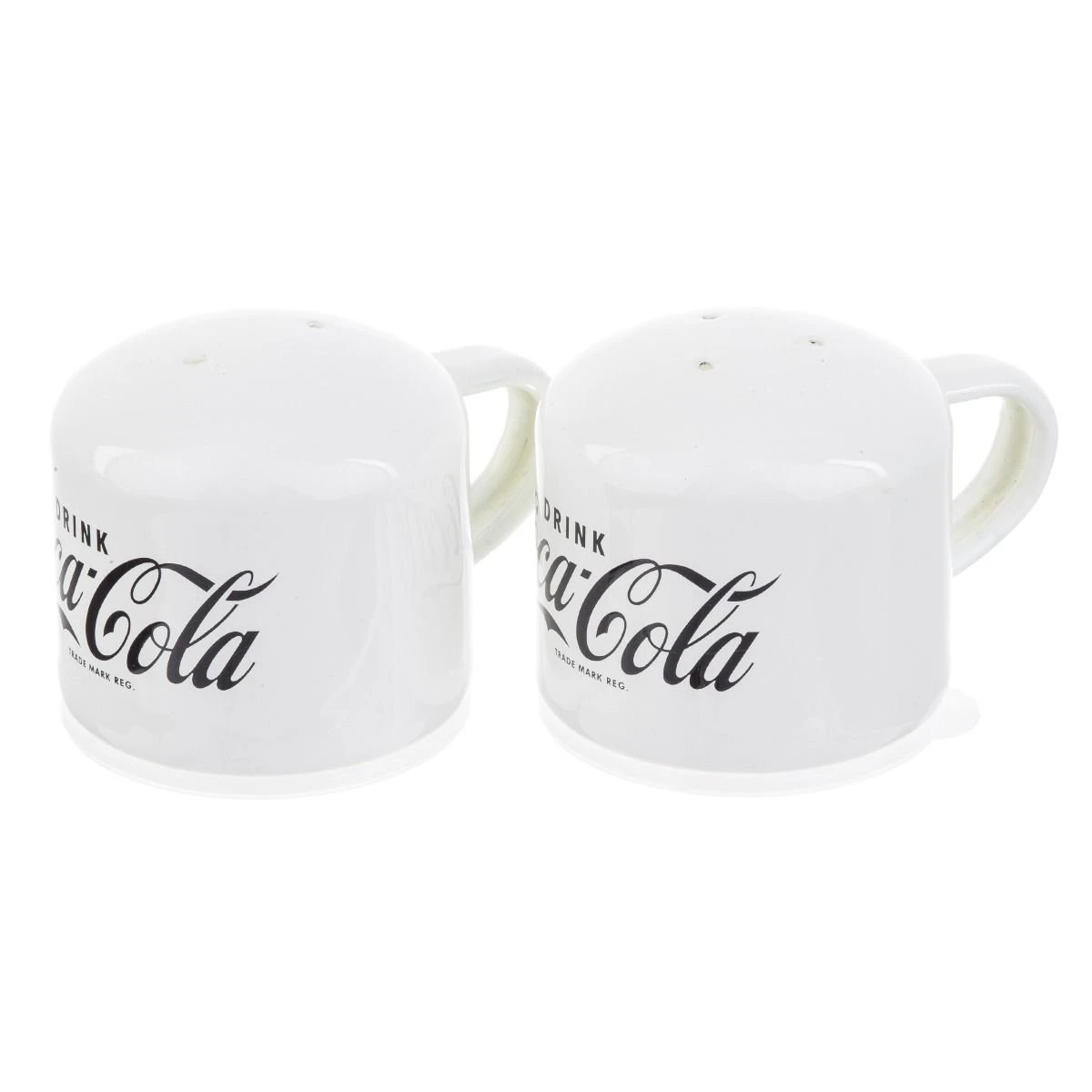 TableCraft 4oz Coca-Cola Enamel Salt & Pepper Shakers