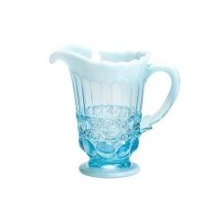 Mosser Glass Eye Winker 28oz Pitcher | Aqua Opal