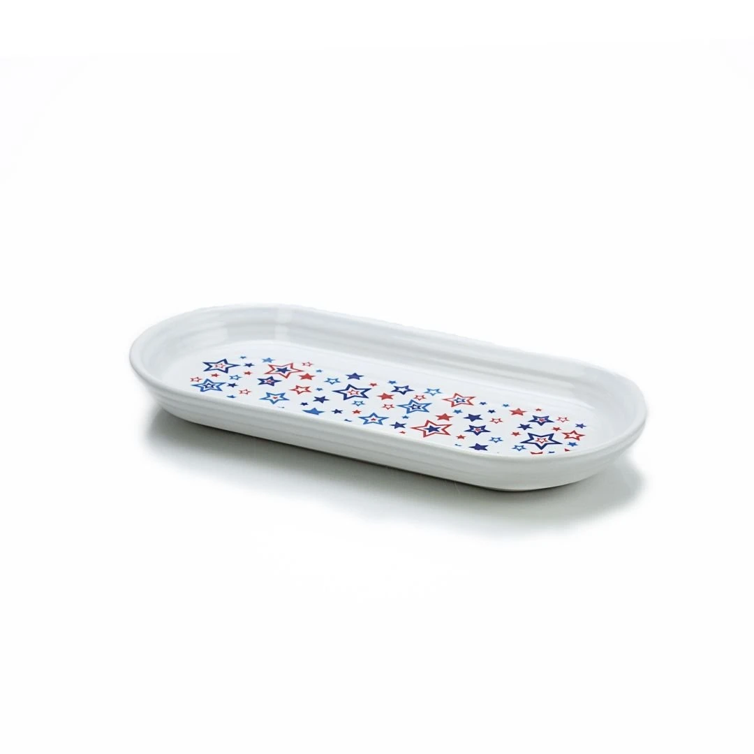 Fiesta® 12" Small Bread Tray | Americana Stars - Image 2