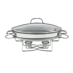 Cuisinart Classic Entertaining Stainless Steel Oval Buffet Server | 13.5"