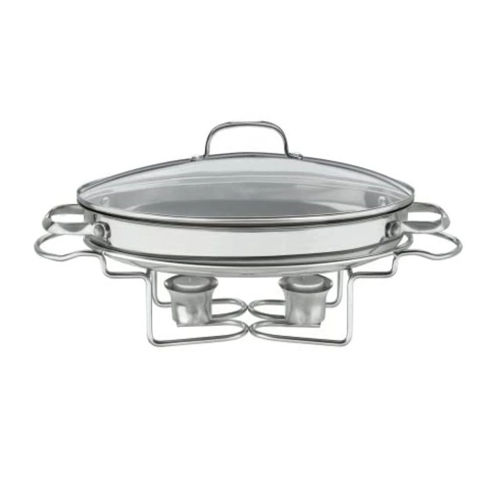 Cuisinart Classic Entertaining Stainless Steel Oval Buffet Server | 13.5"