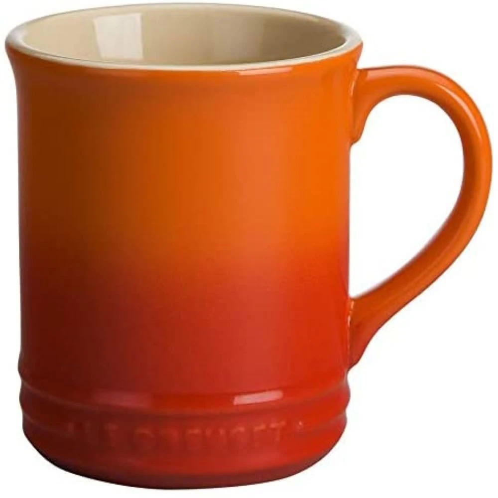 Le Creuset 1.25 Qt. Demi Kettle Tea Pot + 2 - 14oz Mugs Set | Flame Orange - Image 4